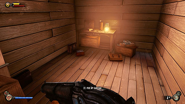Theres a staircase behind the door at the end of the corridor and it leads to lower floors - Pursue Elizabeth - Chapter 7 - Battleship Bay - BioShock: Infinite - Game Guide and Walkthrough