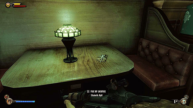 Once youve searched the ticket office proceed to the Fellow Traveller bar located on the opposite side of the square - Find Shock Jockey at the Hall of Heroes - Chapter 8 - Soldiers Field - BioShock: Infinite - Game Guide and Walkthrough