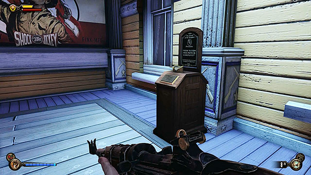 Once youve eliminated all enemy units start moving towards the main entrance to the Hall of Heroes - Find Shock Jockey at the Hall of Heroes - Chapter 8 - Soldiers Field - BioShock: Infinite - Game Guide and Walkthrough