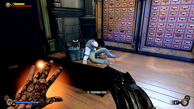 The room located next to the vault holds Gear #34 - Find the next tear - Chapter 31 - Memorial Gardens - BioShock: Infinite - Game Guide and Walkthrough