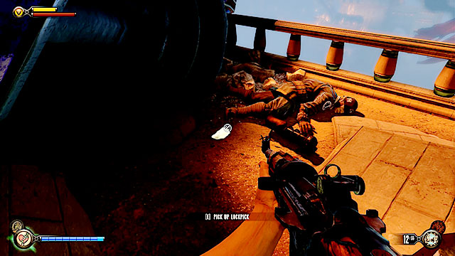 Search the roof after youve won the battle - Board Prophet Comstocks zeppelin - Chapter 36 - Hand of the Prophet - BioShock: Infinite - Game Guide and Walkthrough