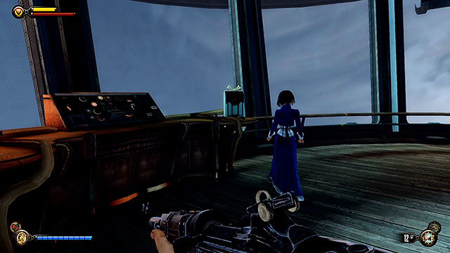 The Hand of the Prophet - in the Security Area on the second deck of the hangar - Chapters 37-38 - Gear - BioShock: Infinite - Game Guide and Walkthrough