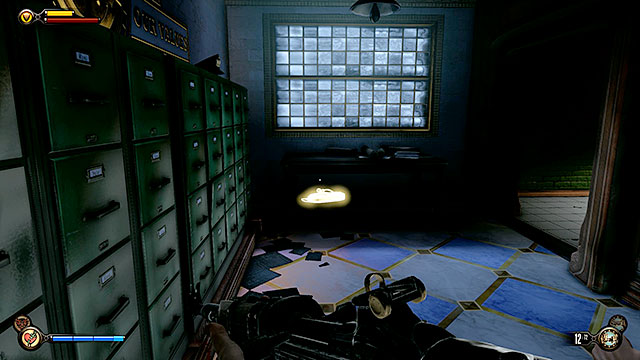 The Bull House - in the interrogation room on the ground floor - Chapters 21-22 | Voxophones in BioShock Infinite - Voxophones - BioShock Infinite Guide