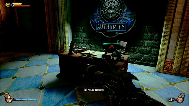 The Impound - on a desk of the impounds guard - Chapters 21-22 | Voxophones in BioShock Infinite - Voxophones - BioShock Infinite Guide