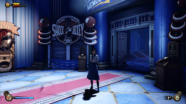 Hall of Heroes Gift Shop - in the gift shops vestibule - Chapters 10-16 | Vantage points in BioShock Infinite - Vantage points - BioShock Infinite Guide