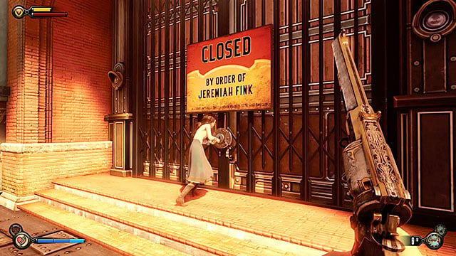 There is a watchmakers store to the right of the job fair - Safes and locked doors (chapters 8-28) | Lockpicks in BioShock Infinite - Lockpicks - BioShock Infinite Guide