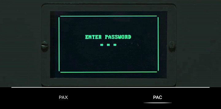 The PAC password will appear as one of the options only if youre following this guide so only if youve explored some of the minor endings (dead ends in the story) - Hidden ending 2 - Stefan rescues his mom, but dies in Black Mirror Bandersnatch - Major endings - Black Mirror Bandersnatch Endings Guide