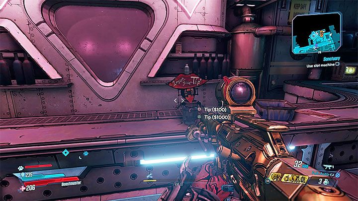 Once in the cafeteria, find the tip box - List of trophies/achievements in Borderlands 3 - Trophy/Achievement guide - Borderlands 3 Guide