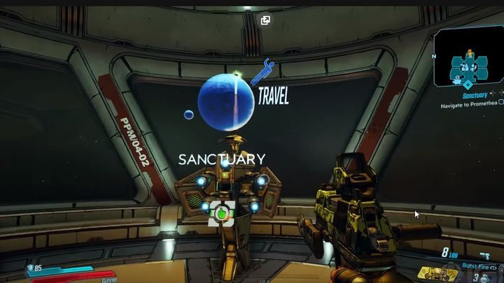 You will also find a deposit to store your selected inventory items - Borderlands 3 Guide