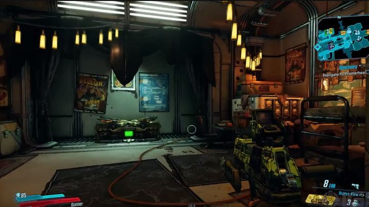 Aboard Sanctuary 3, you will also find a panel that allows you to change the appearance of your character - Borderlands 3 Guide