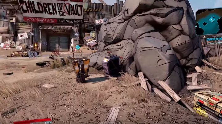 At that time Claptrap will be captured by a large magnet - Children of the Vault | Borderlands 3 Walkthrough - Main Quests - Borderlands 3 Guide