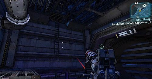 Jump inside through the newly created hole - Data Mining | Main missions walkthrough for Borderlands 2 - Main missions - Borderlands 2 Game Guide