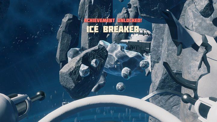 How to unlock: Destroy the ice spheres with Normandy - Breathedge: Achievements/Trophies - Apendix - Breathedge Guide