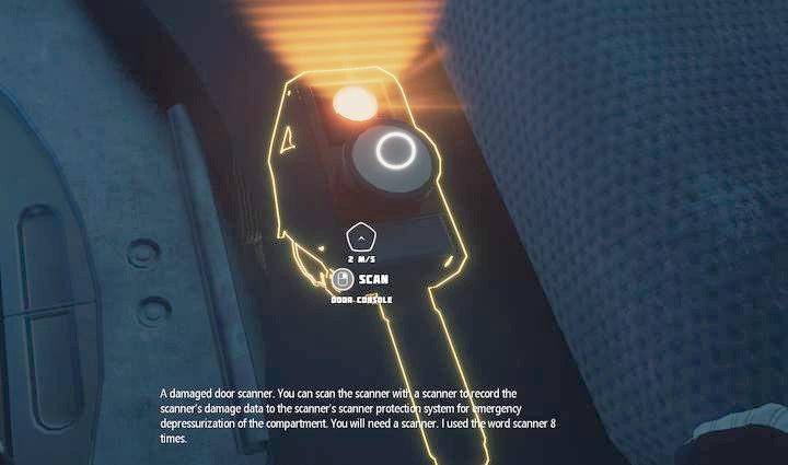 By checking the scanner attached to the door, you'll get a blueprint of it - Breathedge: New blueprints - how to get? - FAQ - Breathedge Guide
