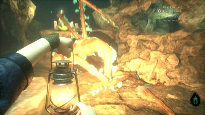 Use the lamp to weaken the enemy and head back to Drake. - How to defeat the Shambler in chapter 11 of Call of Cthulhu? - FAQ - Call of Cthulhu Guide
