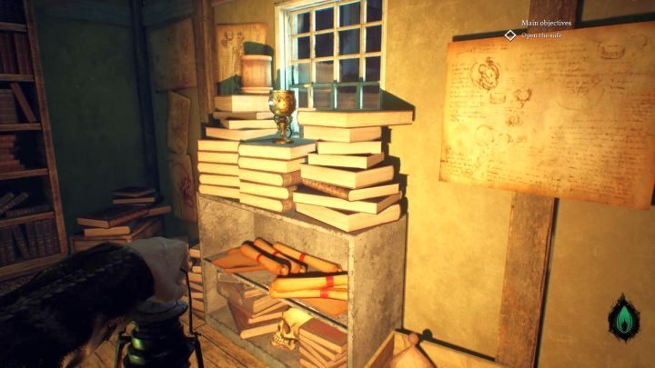 The Goblet - one of the clue-items useful when opening the safe. - Chapter 7 - Nameless Bookstore | Call of Cthulhu Walkthrough - Walkthrough - Call of Cthulhu Guide