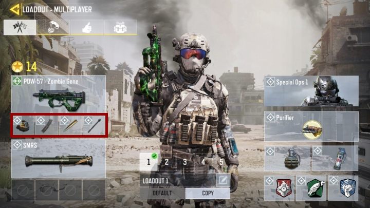 However, if you want to improve your equipment, you need to look under its frame - How to improve equipment in Call of Duty Mobile? - FAQ - Call of Duty Mobile Guide