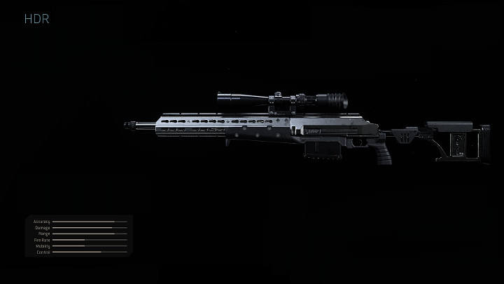 Recommended modifications for HDR sniper rifle - Warzone: Solos - how to win, best equipment - Basics - Warzone Guide