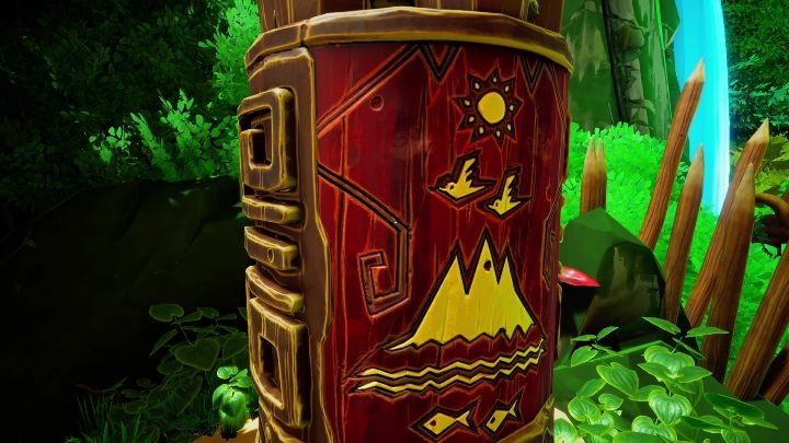 Look at the back of the column first - Call of the Sea: Bridge mechanism - puzzle, chapter 1 - Chapter 1: 74 miles east of Otaheité - Call of the Sea Guide