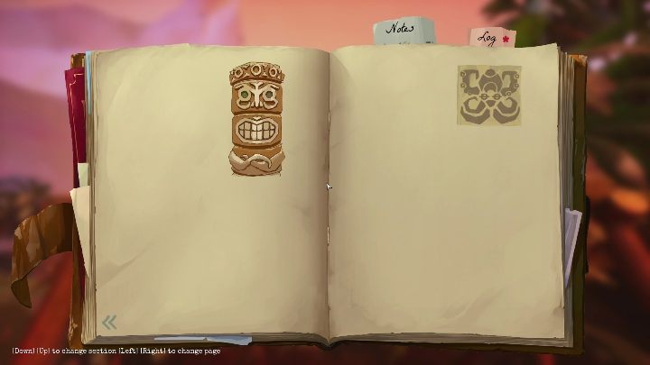 You'll find this coat-of-arms right next to the first tiki statue - Call of the Sea: Chapter 2, The Everhart Expedition - notes - Notes - Call of the Sea Guide