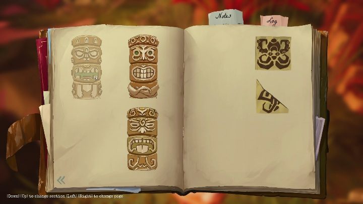 You'll find the next tiki statue near the third hut - Call of the Sea: Chapter 2, The Everhart Expedition - notes - Notes - Call of the Sea Guide
