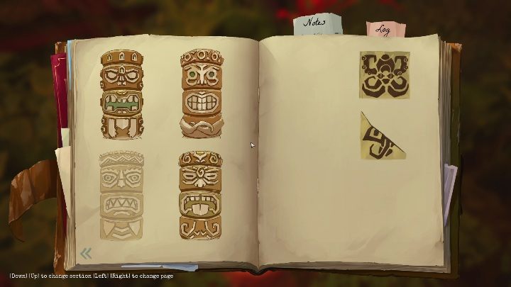 You'll find the last tiki statue by the hut to the right of the stairs - Call of the Sea: Chapter 2, The Everhart Expedition - notes - Notes - Call of the Sea Guide