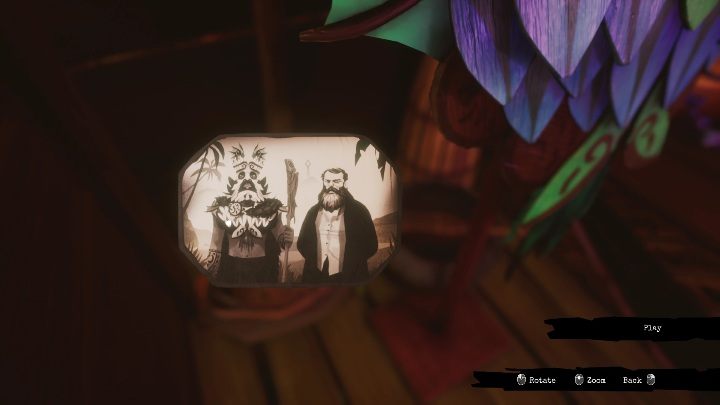 You will find the photo in the corner of the room, right behind the colored object and next to the wooden basket - Call of the Sea: Chapter 2, the Everhart Expedition - secrets - Secrets - Call of the Sea Guide
