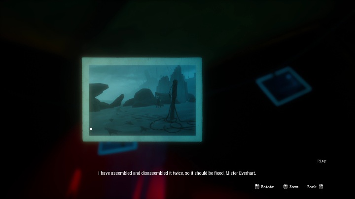 This is the second picture you'll find in the tent with the projector in the other part of the camp - Call of the Sea: Chapter 3, The Vanishing of the Lady Shannon - journal logs - Journal entries - Call of the Sea Guide