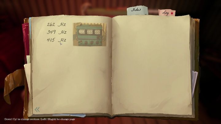 In the wreck of the ship, there is a cabin in which contains an interesting machine - Call of the Sea: Chapter 3, The Vanishing of the Lady Shannon - journal logs - Journal entries - Call of the Sea Guide