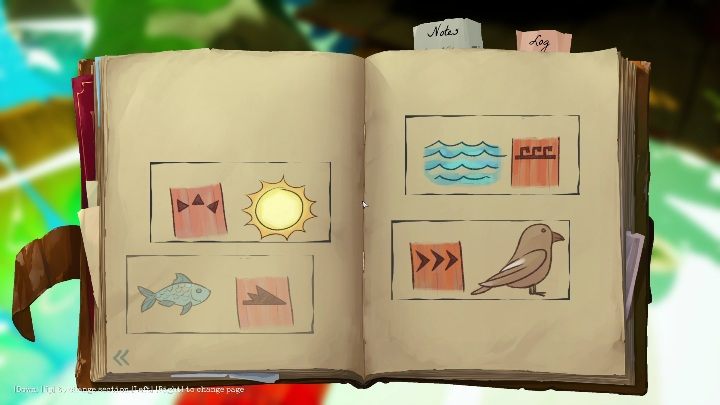 Dadurch wird das Fischsymbol zu Ihrem Tagebuch hinzugefügt – Call of the Sea: Brückenmechanismus – Puzzle, Kapitel 1 – Kapitel 1 – Call of the Sea Guide