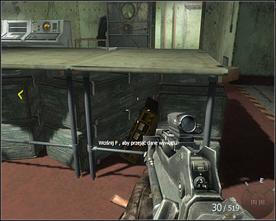 After eliminating the enemies look under the desk situated opposite the entrance - Redemption | Intel - Intel location - Call of Duty: Black Ops Game Guide & Walkthrough