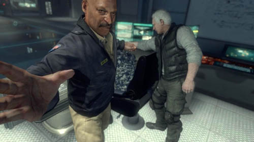 Also, in a moment, DeFalco will terrorize the technician next to Briggs (fi...