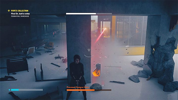 Gibbs is a stronger version of the monsters encountered during the game - this fight can be quite demanding - Control The Foundation: Popes Collection - walkthrough - Side quests - Control Guide