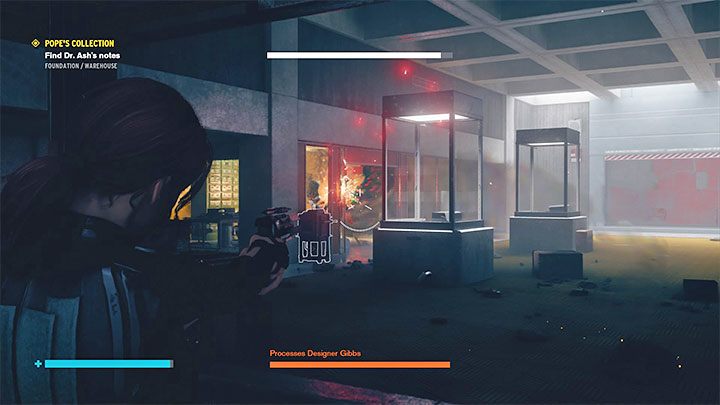 Use telekinesis as your main weapon here - throw as many objects from the surroundings at him as possible - Control The Foundation: Popes Collection - walkthrough - Side quests - Control Guide