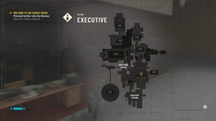 Leave the Directors office and run straight ahead - Welcome to the Oldest House | Control Walkthrough - Main Quests - Control Guide