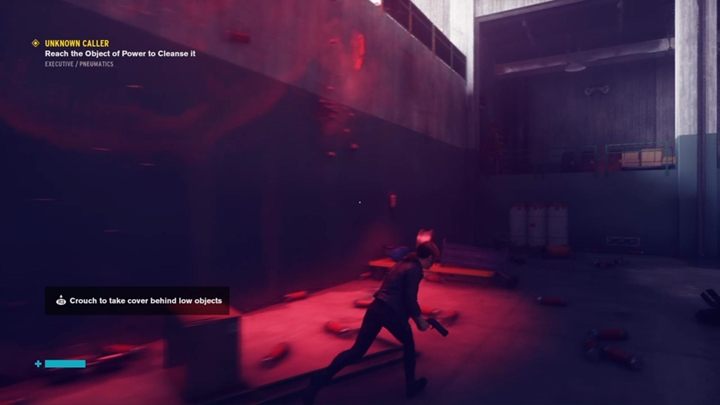 In front of you is an item of power, a floppy disk - Unknown Caller | Control Walkthrough - Main Quests - Control Guide