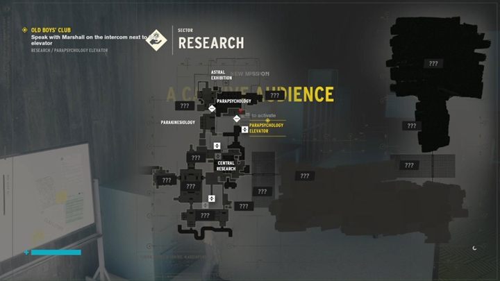 Go through the doors of the tunnel and youll reach the Parapsychology - Old boys club | Control Walkthrough - Main Quests - Control Guide