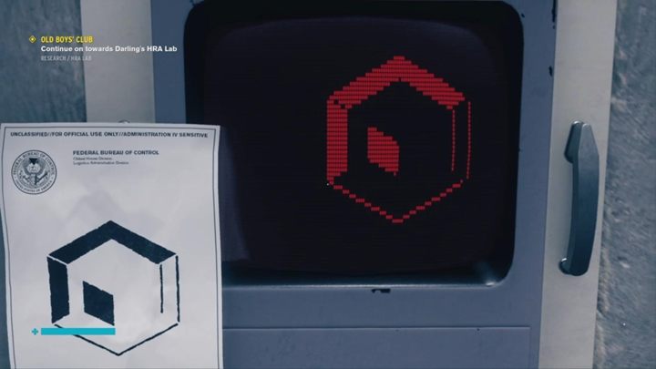 Run to the next marker on the map, passing through Protective Studies - Old boys club | Control Walkthrough - Main Quests - Control Guide