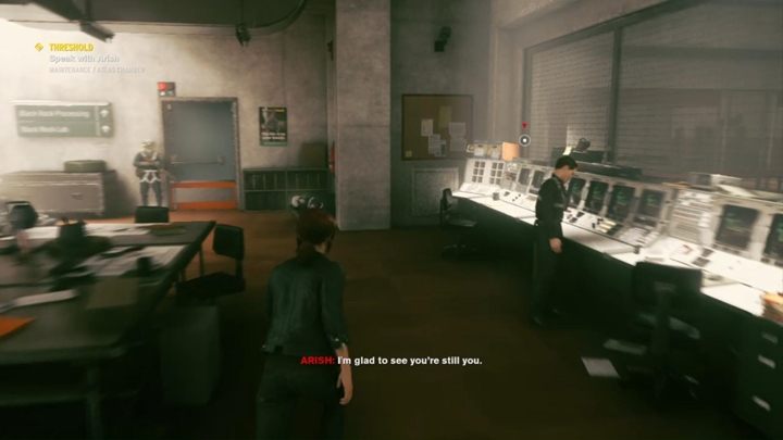 After a short walk, you will hear shots - Threshold | Control Walkthrough - Main Quests - Control Guide