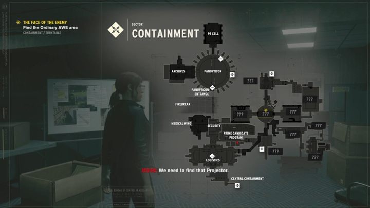 Inside, you will find a few enemies - The Face of the Enemy | Control Walkthrough - Main Quests - Control Guide