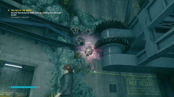 Unfortunately, the bridge is blocked by clots that are on its way - The Face of the Enemy | Control Walkthrough - Main Quests - Control Guide