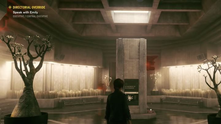 Return to the elevator and go back to the power plant - Directorial Override | Control Walkthrough - Main Quests - Control Game Guide