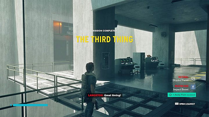 The exit from the AWE Loading Bay is located in its southern part and it is a large tunnel - Control AWE: The Third Thing - Eagle Limited walkthrough - Walkthrough - Control Guide