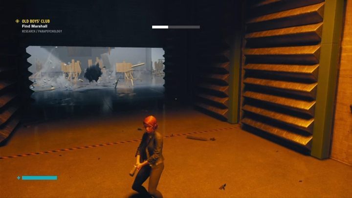 1 - Black beast locked in Parapsychology (Old boys club) puzzle in Control - Puzzles - Control Guide