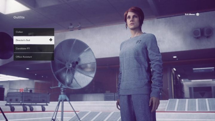 You can get new outfits by completing some side missions or by exploring the games world - Control: Starting tips - Basics - Control Guide