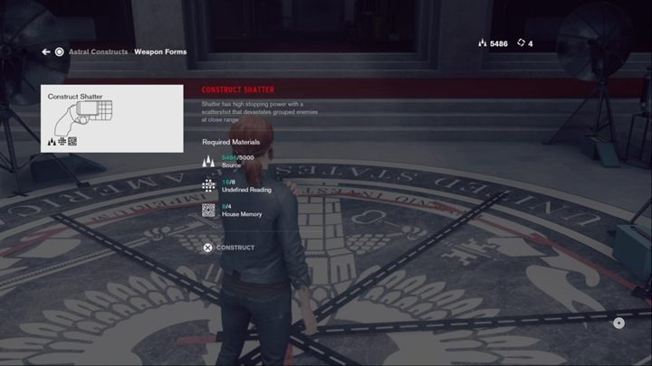 To get a new weapon in Control, you need to craft it - How to unlock new weapons and improve them in Control? - FAQ - Control Guide