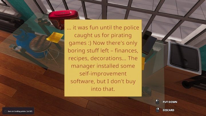 If you click yes in the window welcoming you in the introductory part of the game, you will land in a rather dilapidated kitchen - the young manager who just hired us will say that we need to fix the mess left by the predecessor, and get the kitchen back to working condition - Starting a career - how to begin | Cooking Simulator - Career - Cooking Simulator Guide