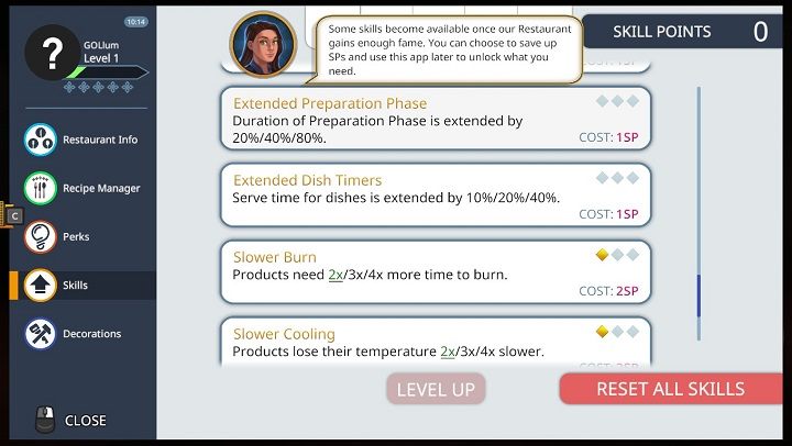 Skills In Cooking Simulator Cooking Simulator Guide Gamepressure Com