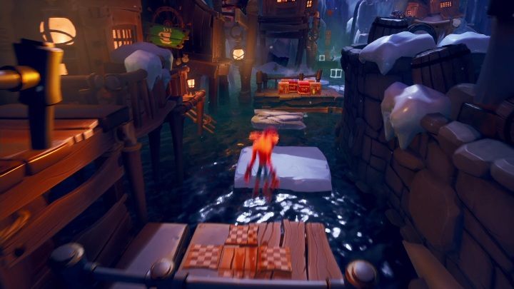 This sequence consists of the parts of the first level - Crash 4: Ship Happens - demo walkthrough - Demo walkthrough - Crash 4 Guide, Walkthrough