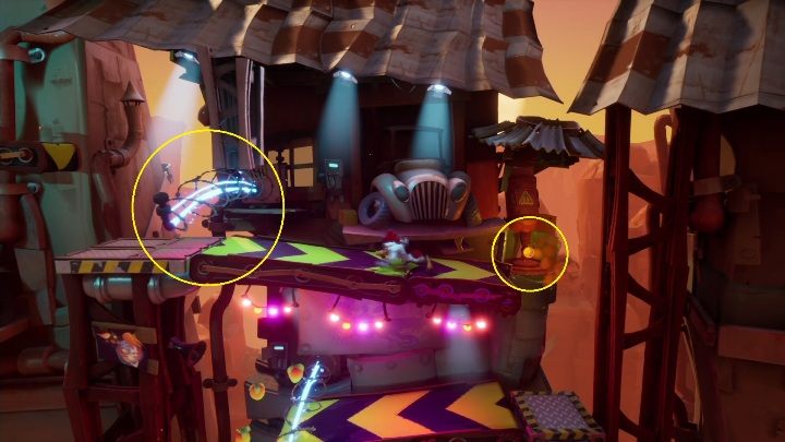 There will be a dangerous stage ahead of you - Crash 4: Hit The Road walkthrough - The Hazardous Wasted, 2084 - Crash 4 Guide, Walkthrough